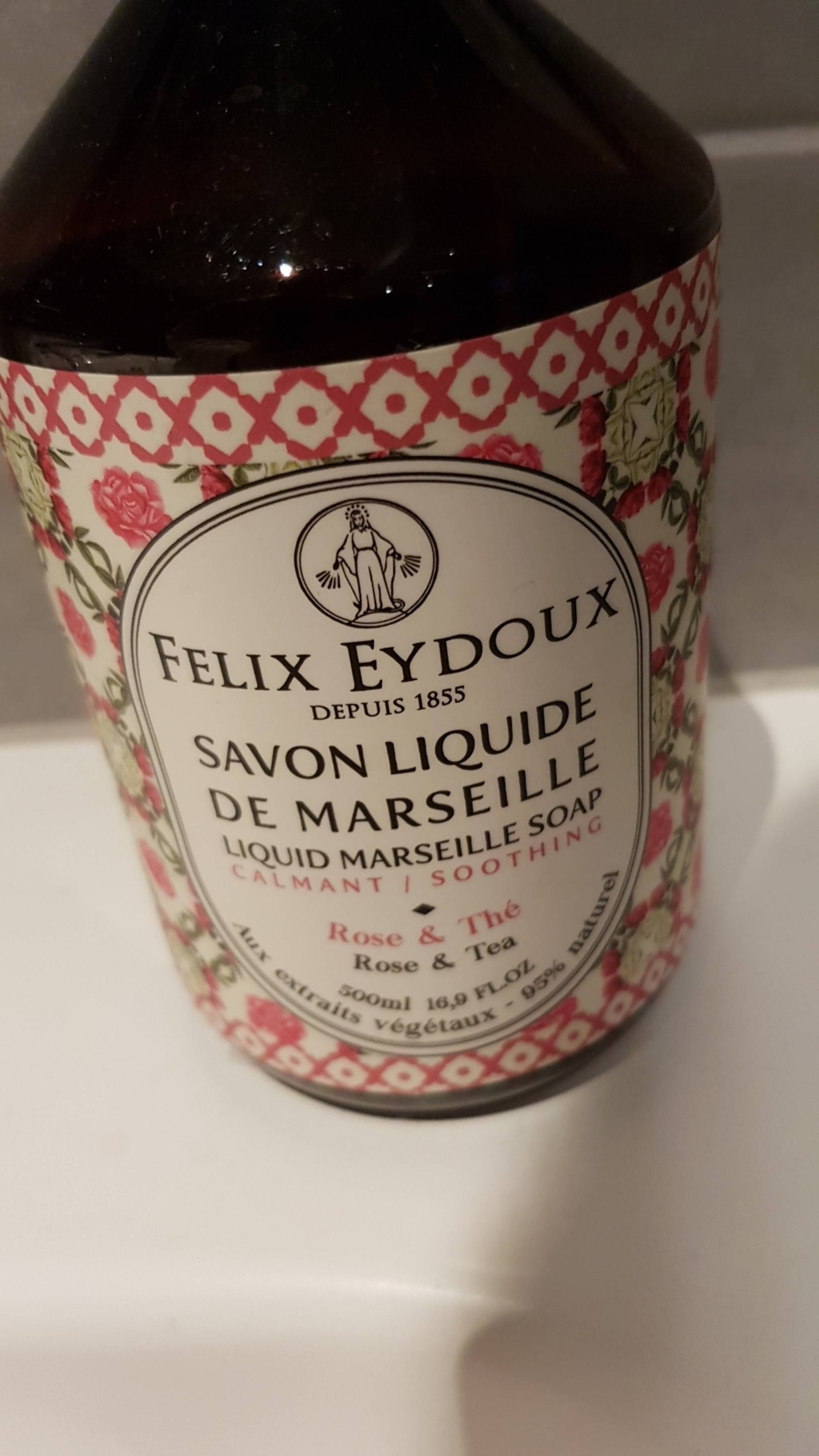 FELIX EYDOUX - Rose & thé - Savon liquide de Marseille calmant