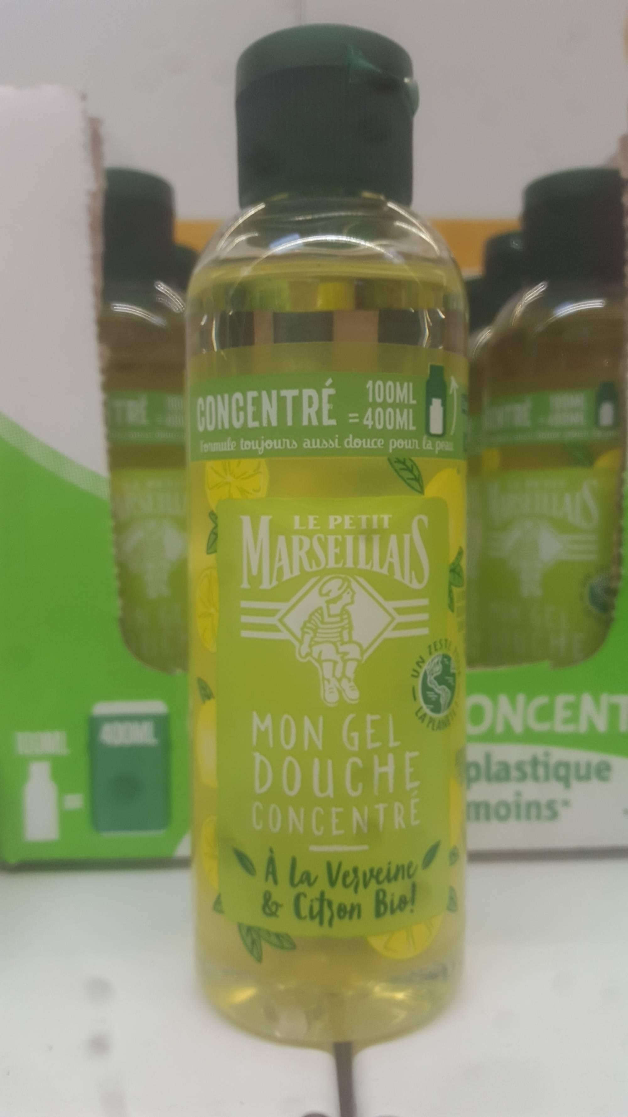 LE PETIT MARSEILLAIS - Mon gel douche concentré verveine & citron bio