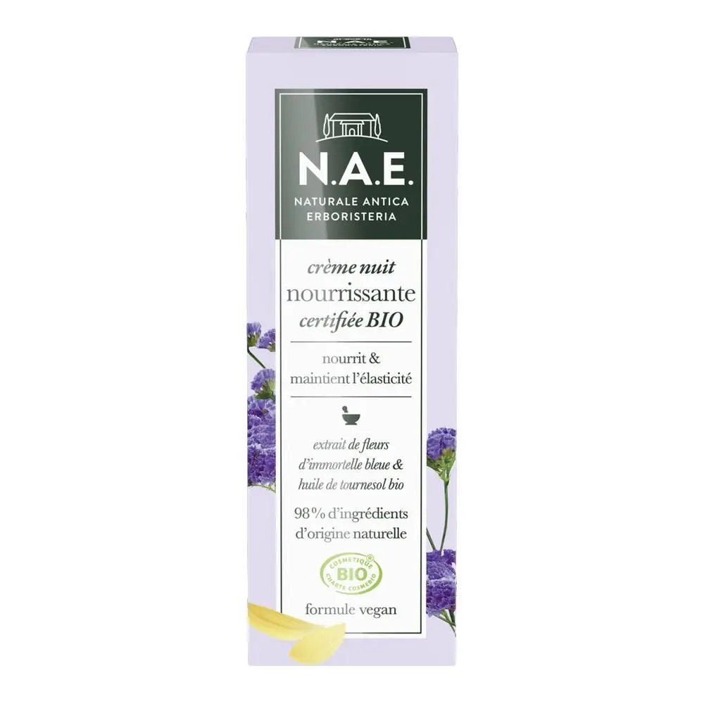 N.A.E. - N.A.E. CREME NOURRISSANTE NUIT BIO COSMOS Tube 50 ml