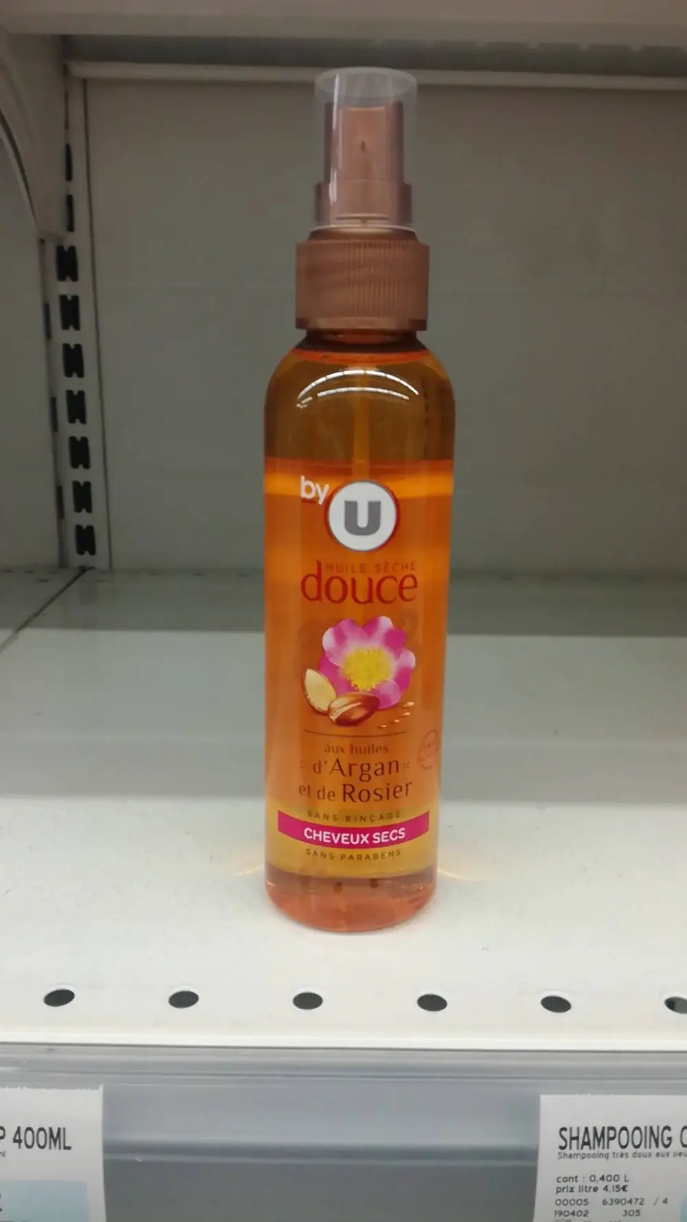 BY U - Huile sèche douce aux huiles d'argan et de rosier