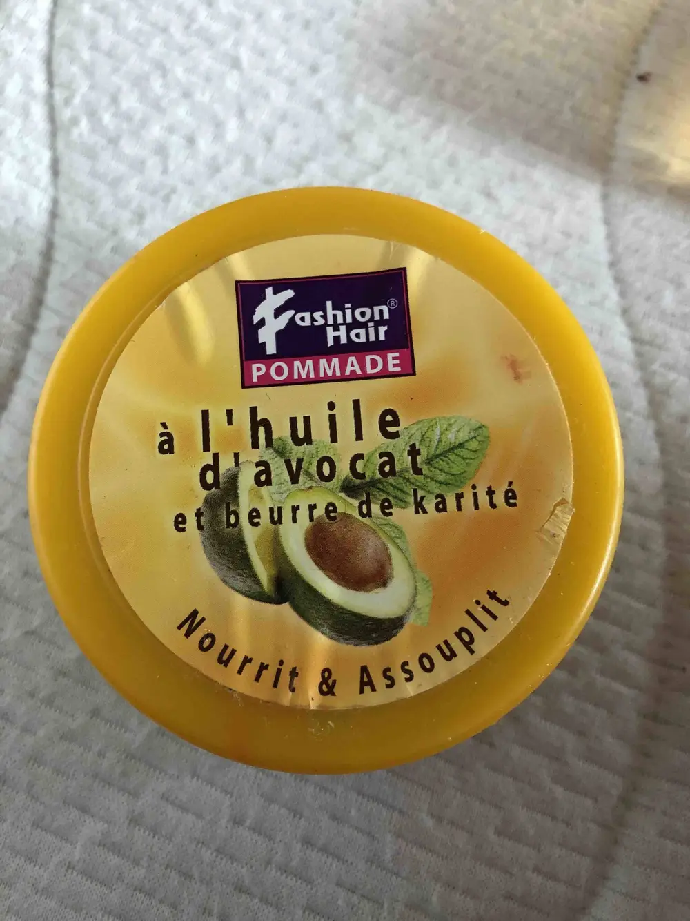 FASHION HAIR - Pommade à l'huile d'avocat et beurre de karité