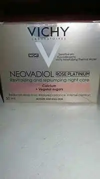 VICHY - Neovadiol rose platinium - Revitalizing night care