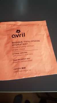 AVRIL - Masque tissu visage hydratant bio