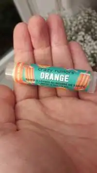 CRAZY RUMORS - Orange - Baume à lèvres au beurre de karité