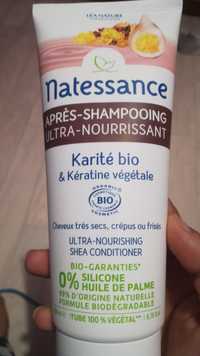 NATESSANCE - Karié bio & kératine végétale - Après-shampooing ultra-nourrissant 