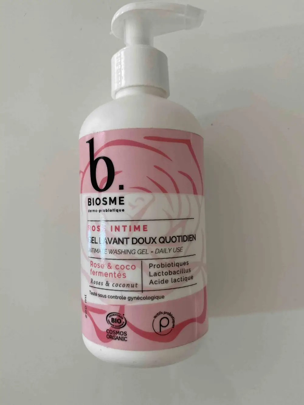 BIOSME - Rose Intime - Gel lavant doux quotidien