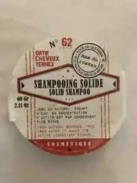 MAS DU ROSEAU - N°62 Ortie cheveux ternes - Shampooing solide