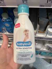 DM - Babylove ultra sensitive - Creme-öl lotion