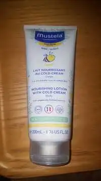 MUSTELA - Bébé-enfant - Lait nourrissant au cold cream 