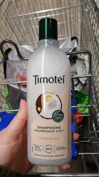TIMOTEI - Shampooing nourrissant 2 en 1 à l'huile de coco