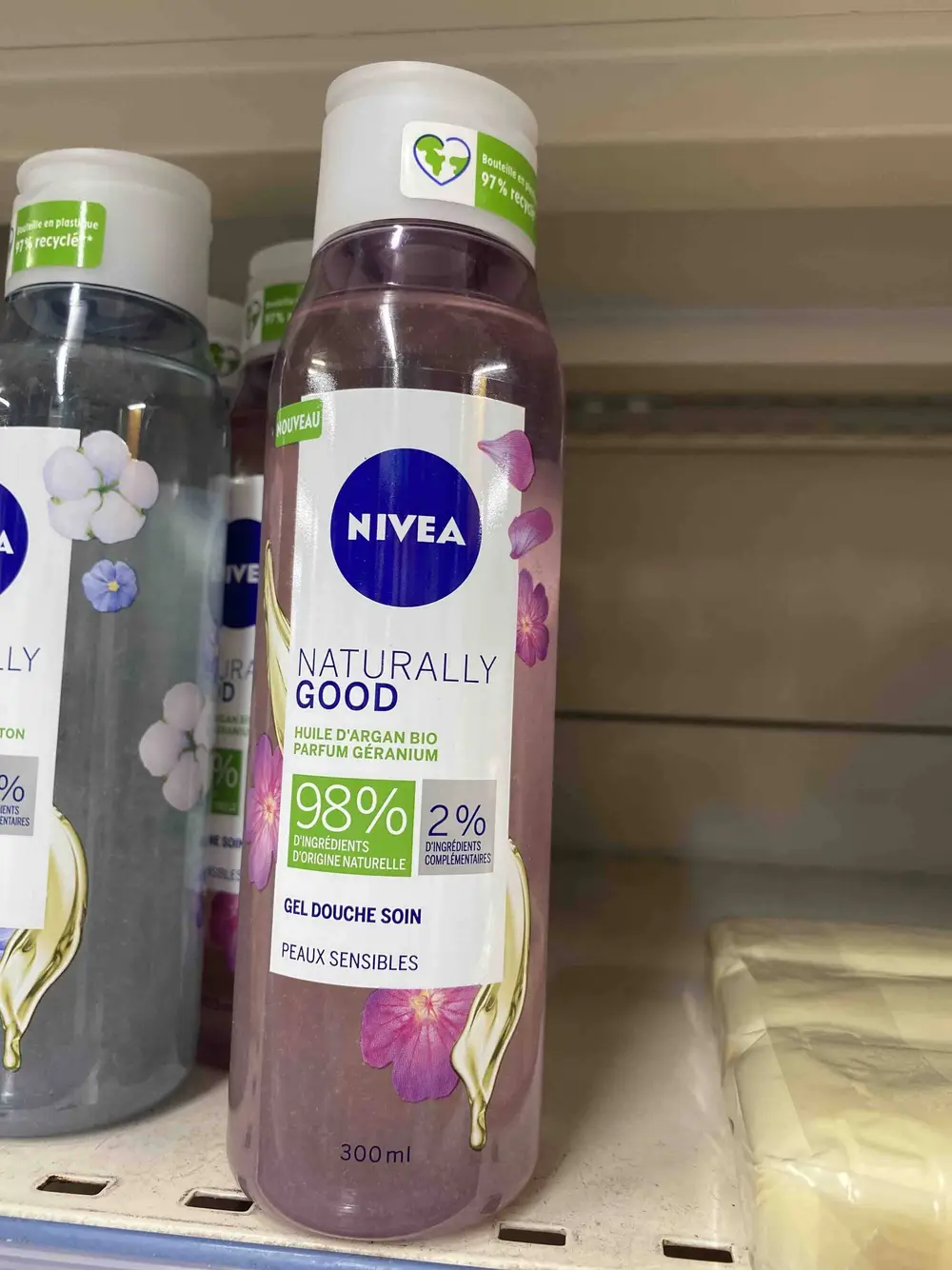 NIVEA - Naturally good - Gel douche soin