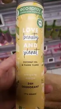 LOVE BEAUTY AND PLANET - Coconut oil & Ylang ylang - Déodorant 24h