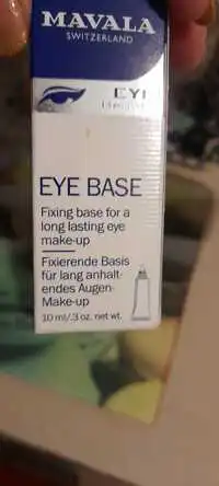 MAVALA - Eye base - Fixing base for a long lasting eye make-up