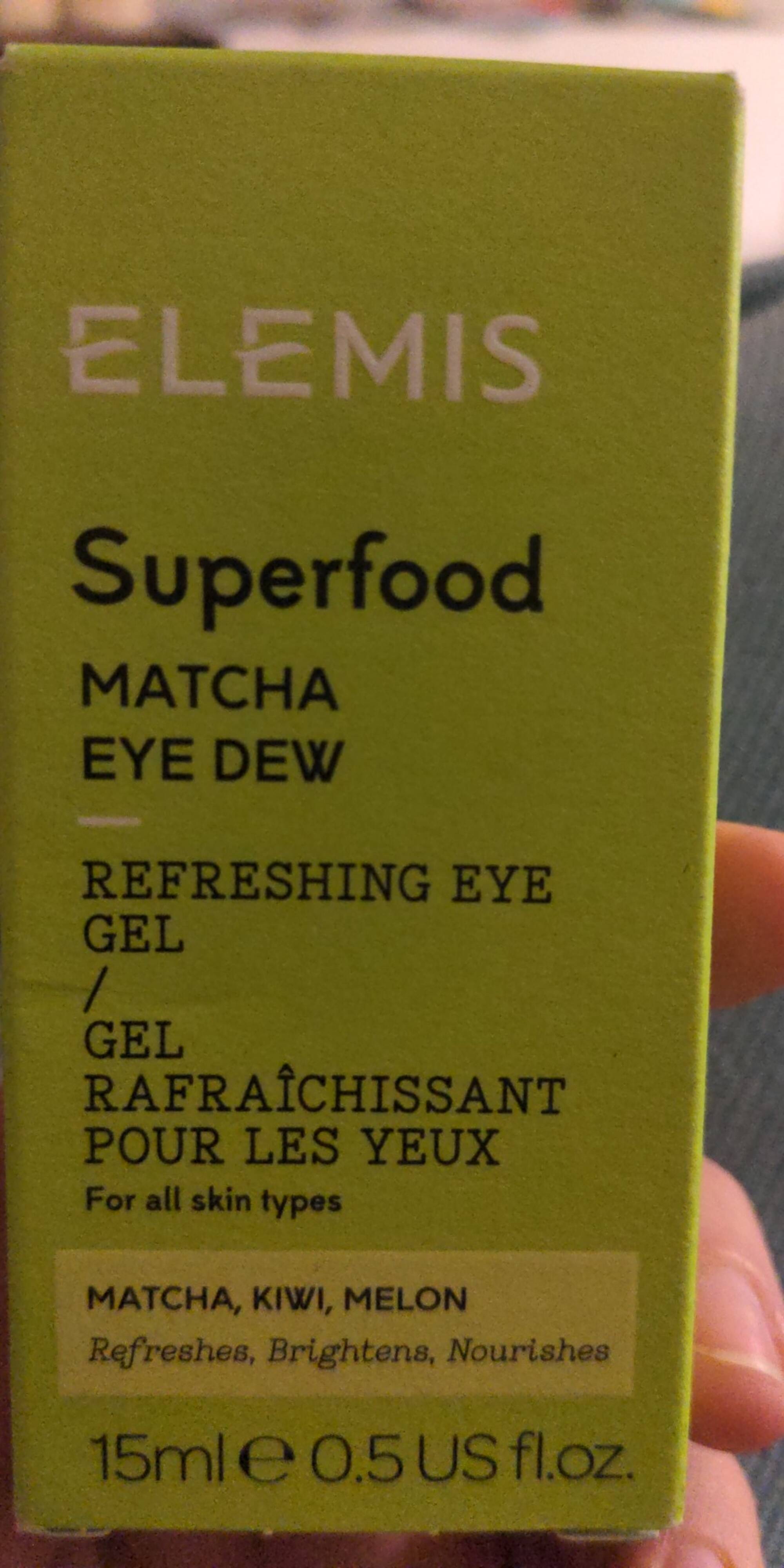 ELEMIS - Superfood - Gel rafraîchissant pour les yeux