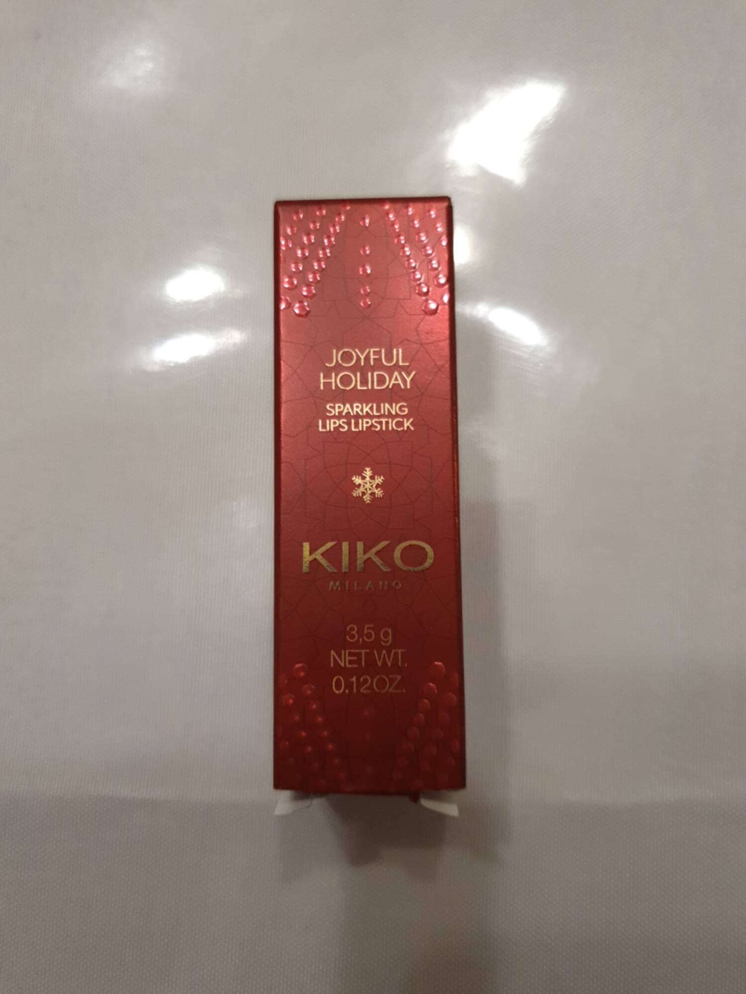 KIKO - Joyful holiday - Sparkling lips lipstick
