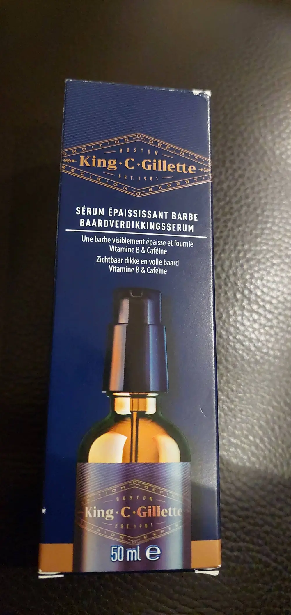 KING C GILLETTE - Sérum épaississant barbe 