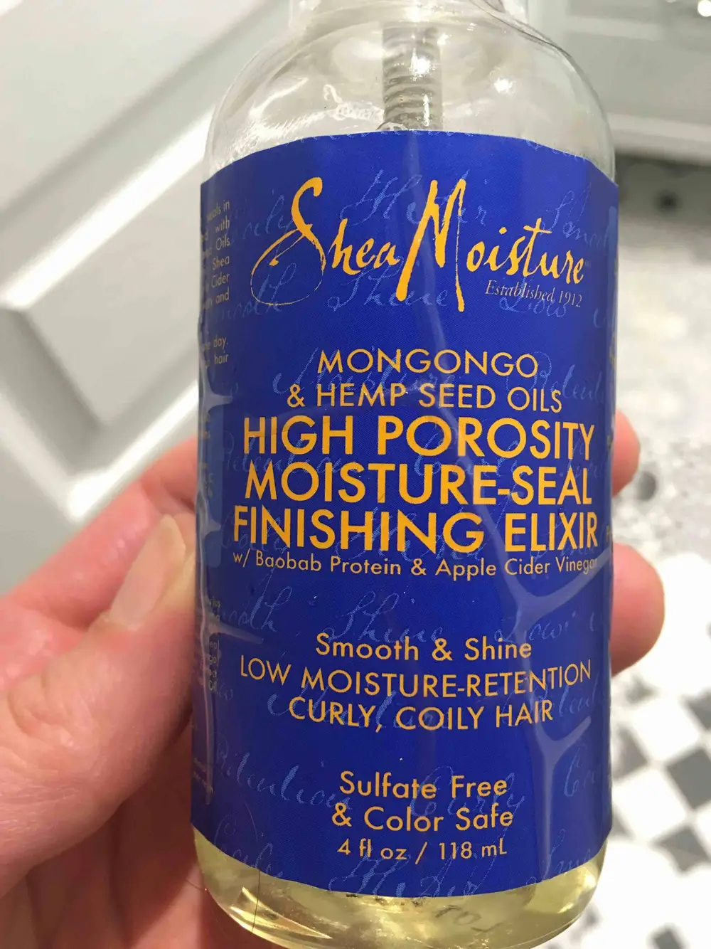 SHEA MOISTURE - Mongongo & hemp seed oils