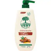 L'ARBRE VERT BIEN-ÊTRE - L'Arbre Vert Bien-être Crème Douche Parfum Argan - Hypoallergénique et pH Neutre - 95% d'ingrédients d'origine naturelle - 720mL