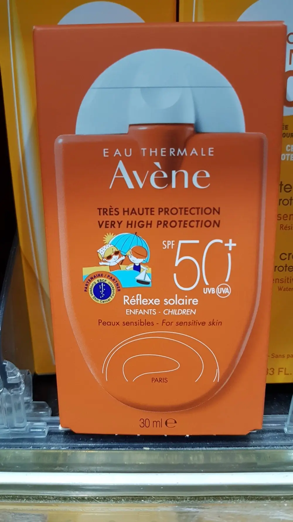 AVÈNE - Réflexe solaire - Très haute protection Enfant SPF 50+