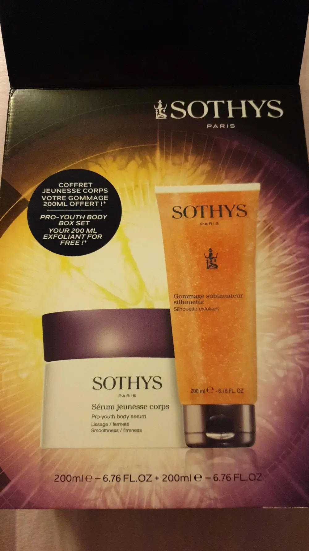 SOTHYS - Coffret - Sérum jeunesse corps et gommage sublimateur silhouette