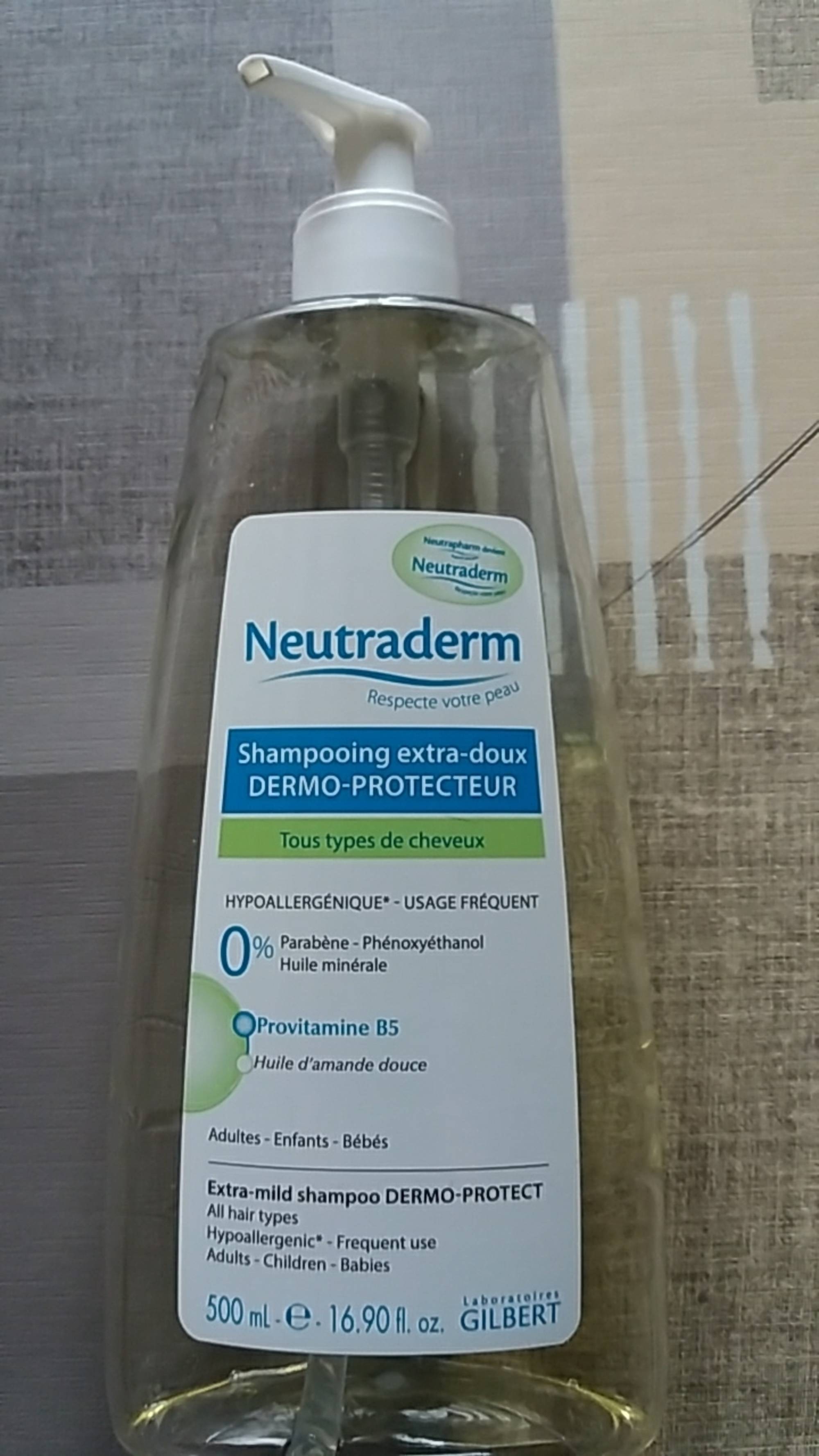 GILBERT LABORATOIRES - Neutraderm - Shampooing extra doux dermo-protecteur