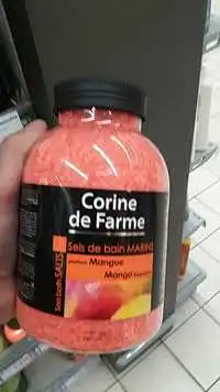 CORINE DE FARME - Sel de bain marins - Parfum mangue