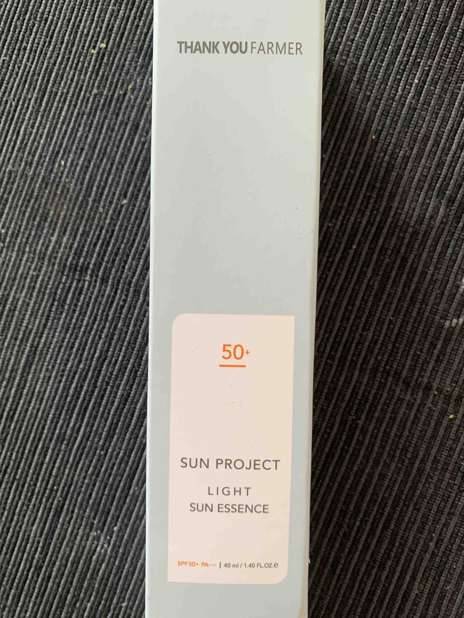 THANK YOU FARMER - Sun project - Light sun essence SPF 50+