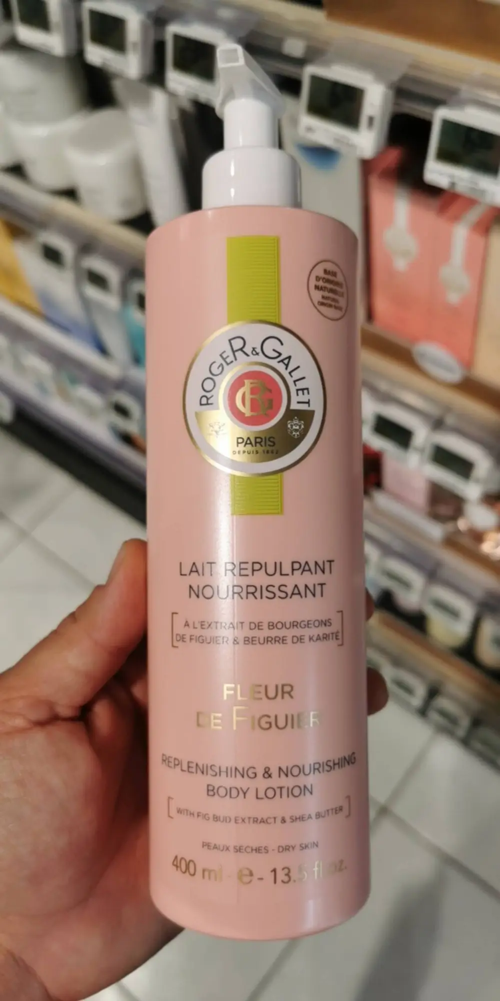 ROGER & GALLET - Lait Repulpant Nourrissant - Fleur de figuier