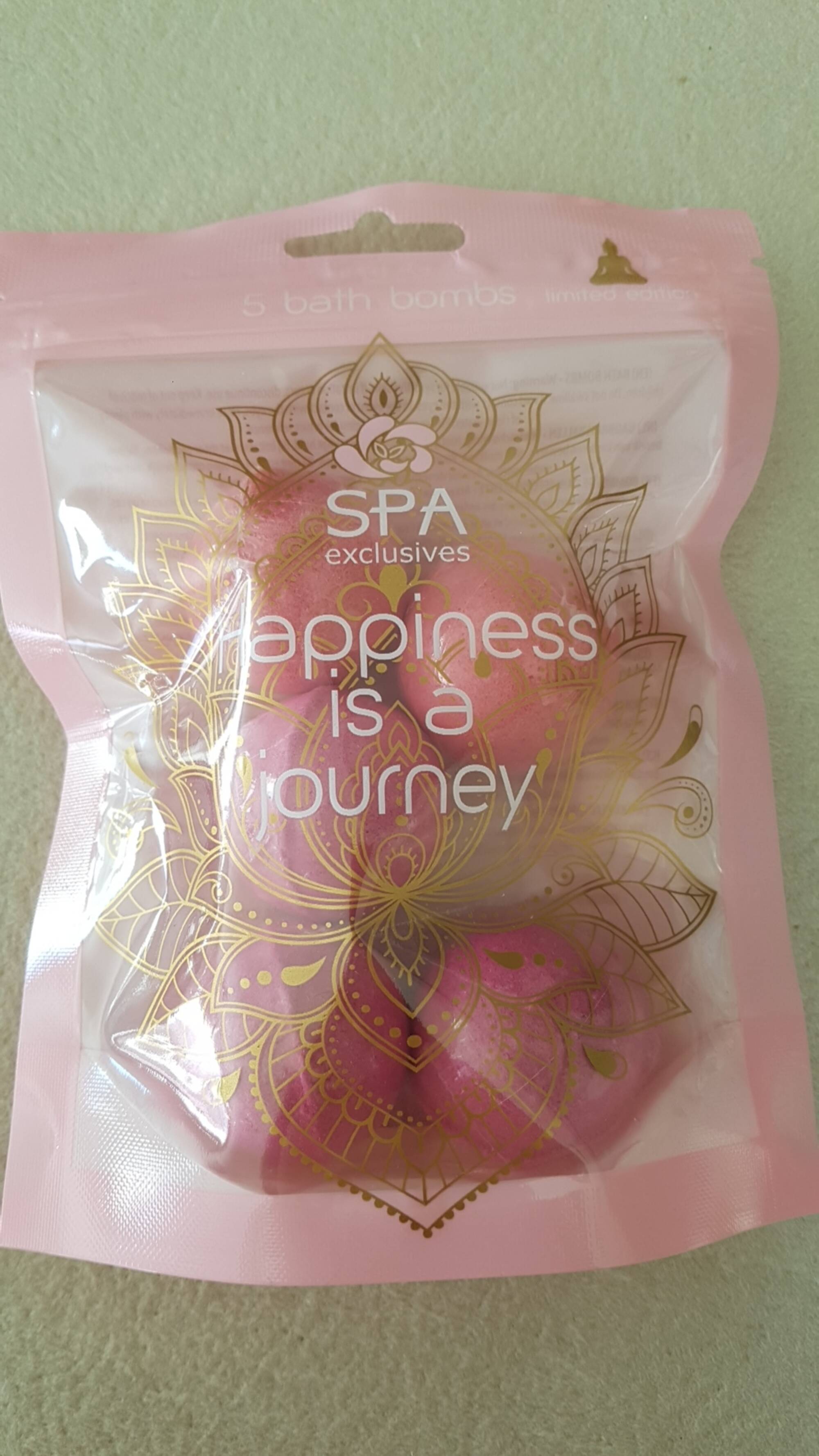 MAXBRANDS - Happiness is a journey - Bath bombs