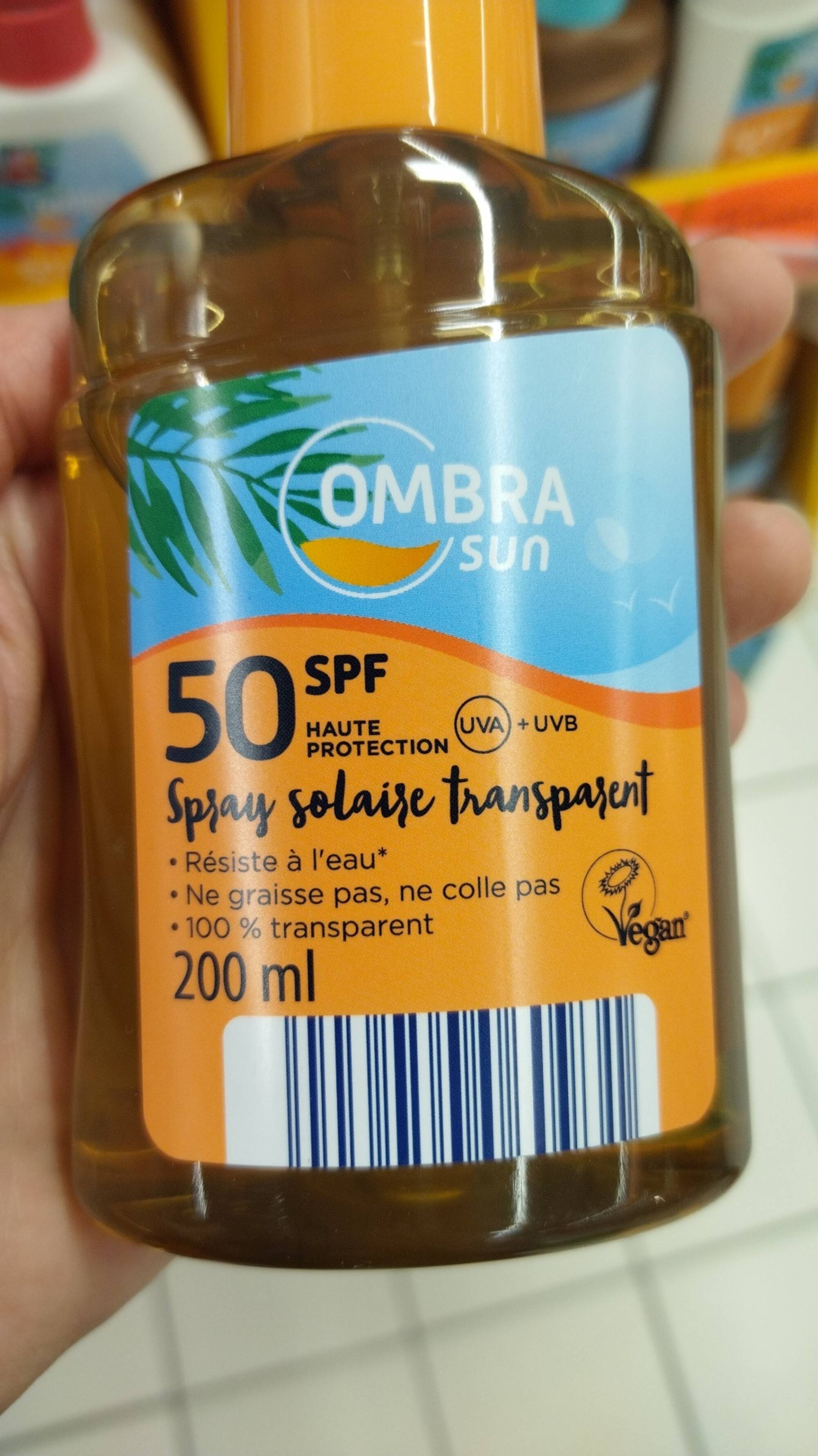 OMBRA - Sun - Spray solaire transparent SPF 50