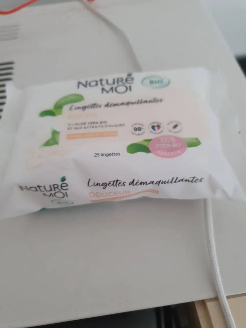 NATURÉ MOI  - Lingettes démaquillantes bio