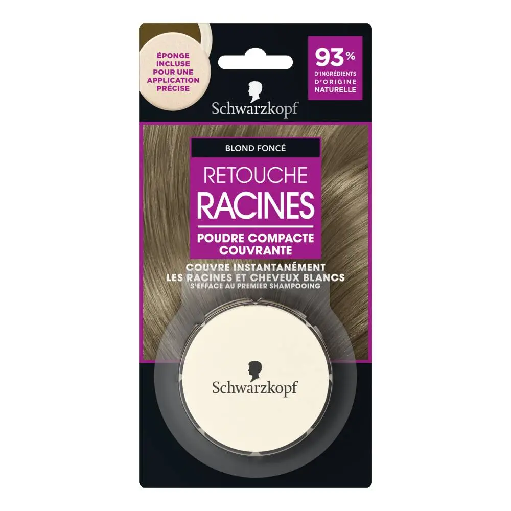 SCHWARZKOPF - RETOUCHE RACINES POUDRE COMPACTE COUVRANTE BLOND