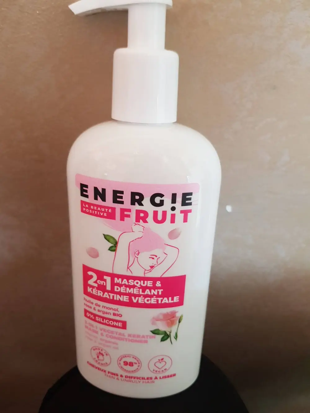 ENERGIE FRUIT - 2 en 1 Masque et démêlant kératine végétale