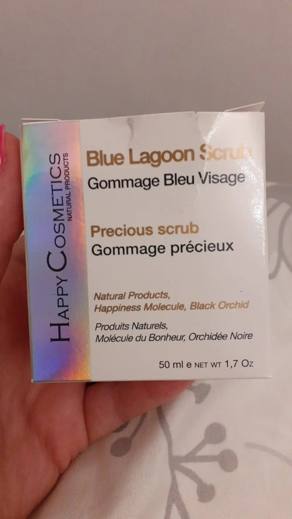 HAPPY COSMETICS - Gommage bleu visage