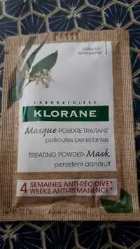 KLORANE - Masque poudre traitant