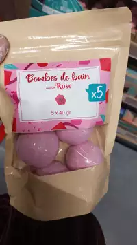 FRENCH TENDANCE - Bombes de bain parfum rose