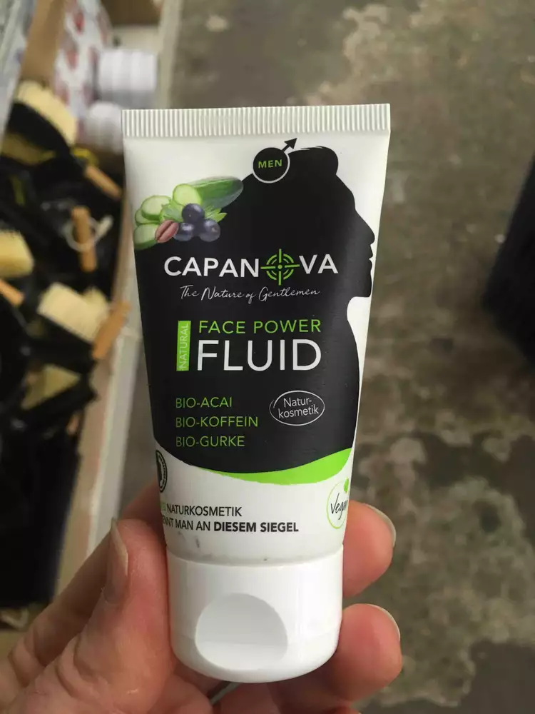 CAPANOVA - Men - Natural face power fluid
