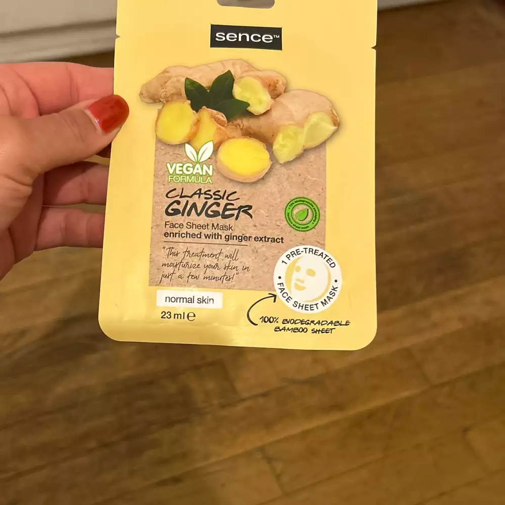 SENCE - Classic ginger - Face sheet mask 