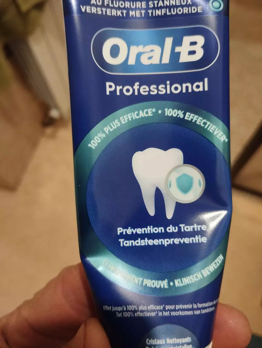 ORAL-B - Dentifrice professional prévention du tartre