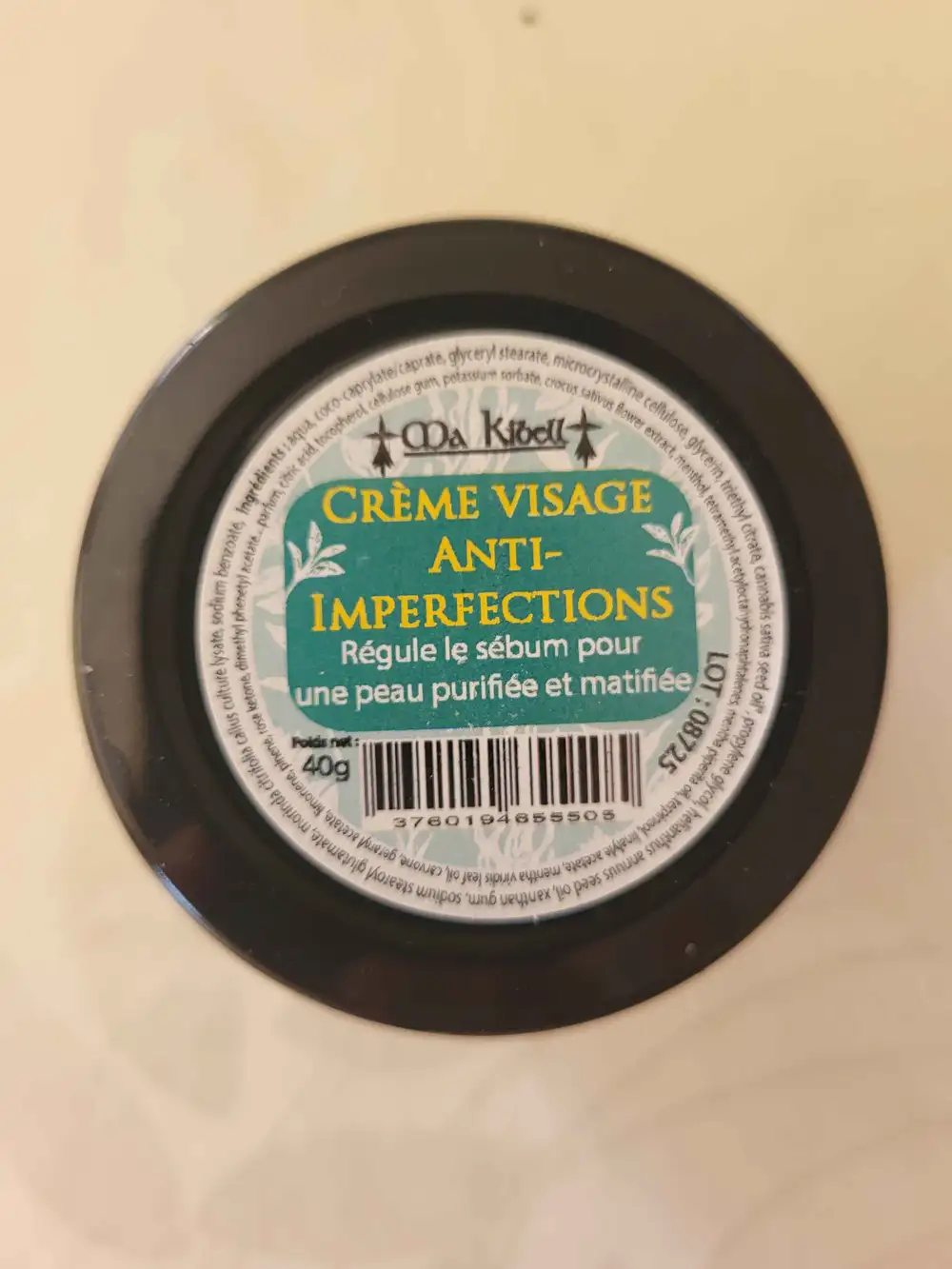 MA KIBELL - Crème visage anti-imperfections 