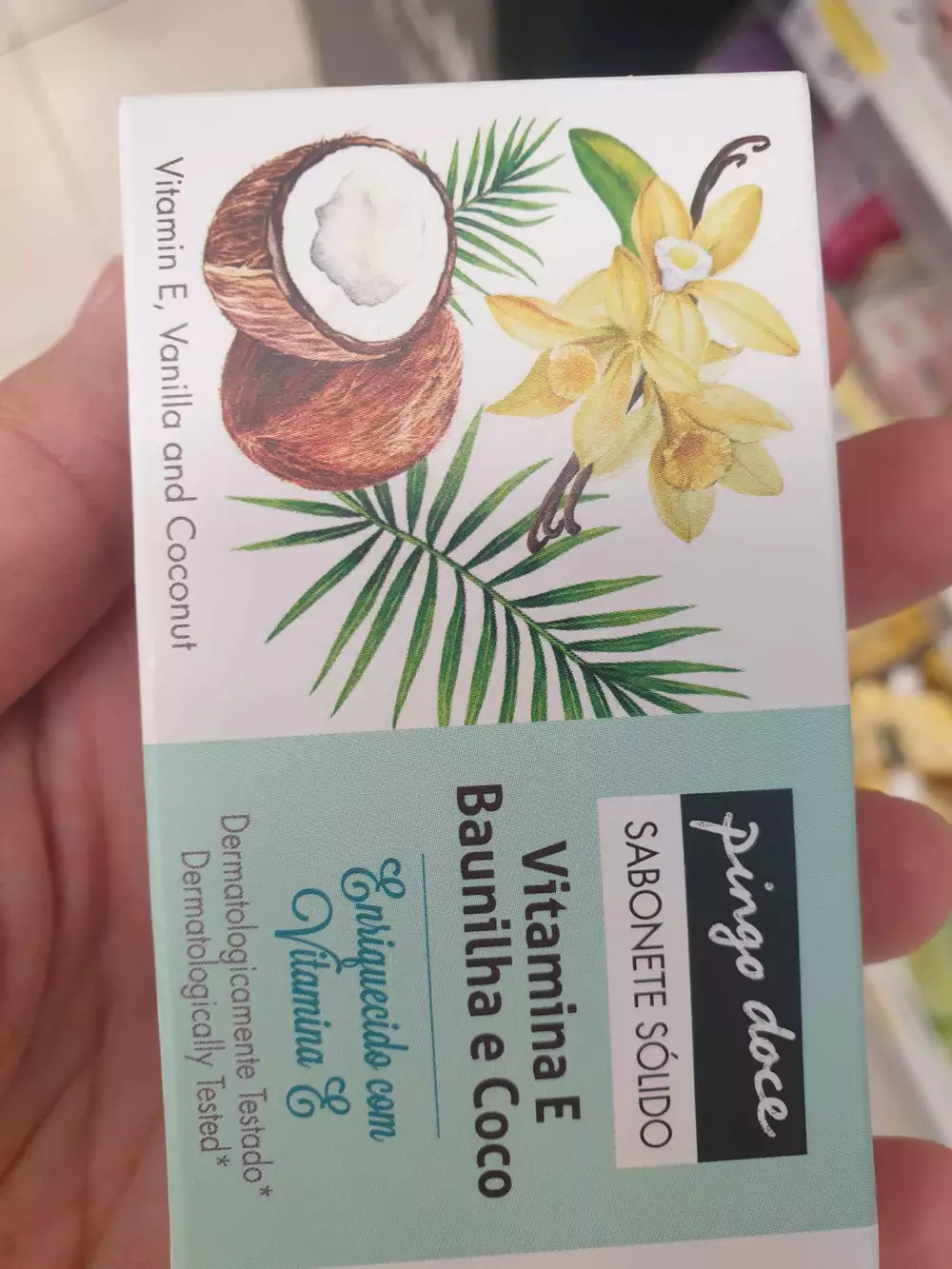 PINGO DOCE - Sabonete solido vitamine E baunilha e coco