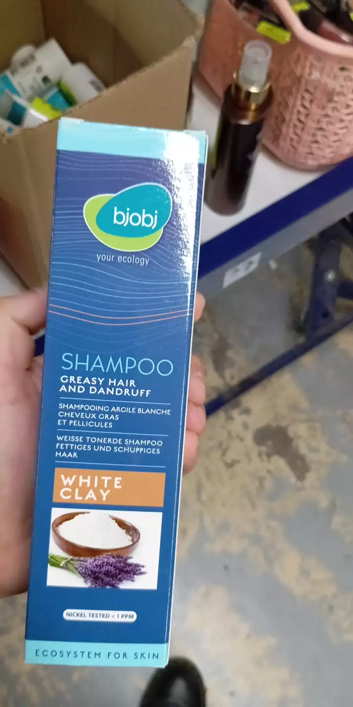 BJOBJ - White clay - Shampooing argile blanche cheveux gras et pellicules