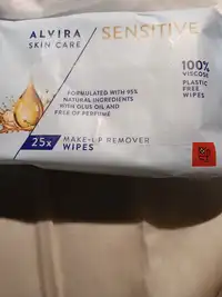 ALVIRA SKIN CARE - Sensitive - Make up remover wipes 
