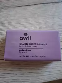 AVRIL - Savon corps & mains parfum figue