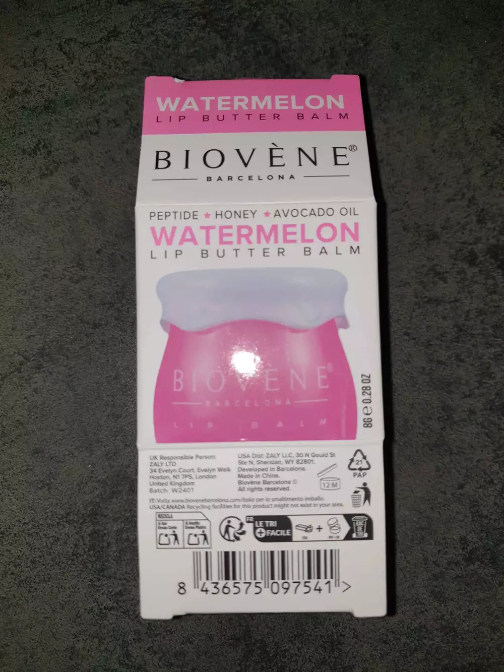 BIOVÈNE - Watermelon - Lip butter balm