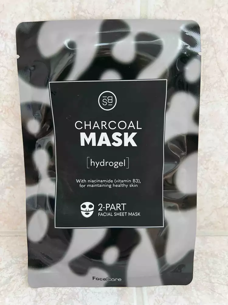 B'S - Charcoal hydrogel - Facial sheet mask