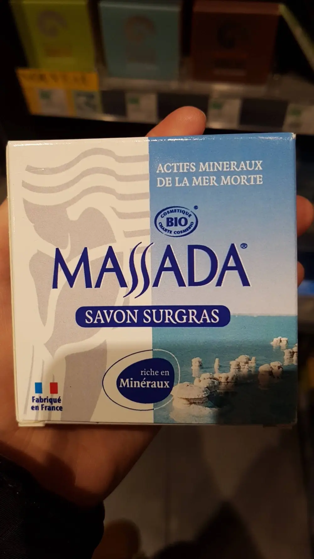 MASSADA - Savon Surgras bio actifs minéraux de la mer morte