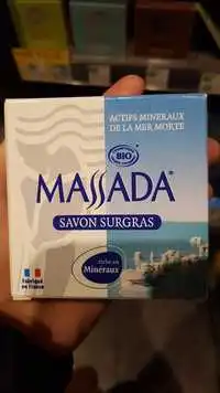 MASSADA - Savon Surgras bio actifs minéraux de la mer morte