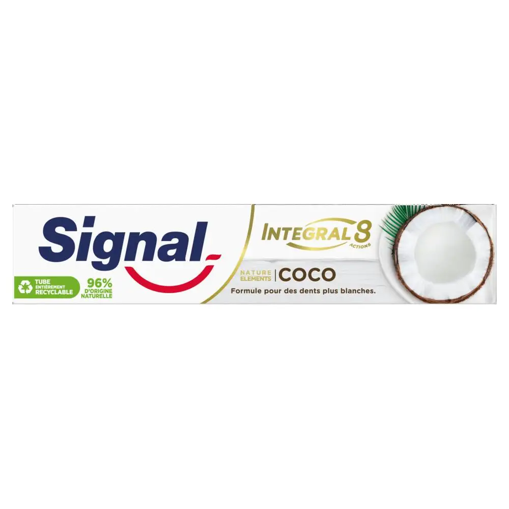 SIGNAL - Signal Integral 8 Dentifrice Nature Elements Coco 75ml