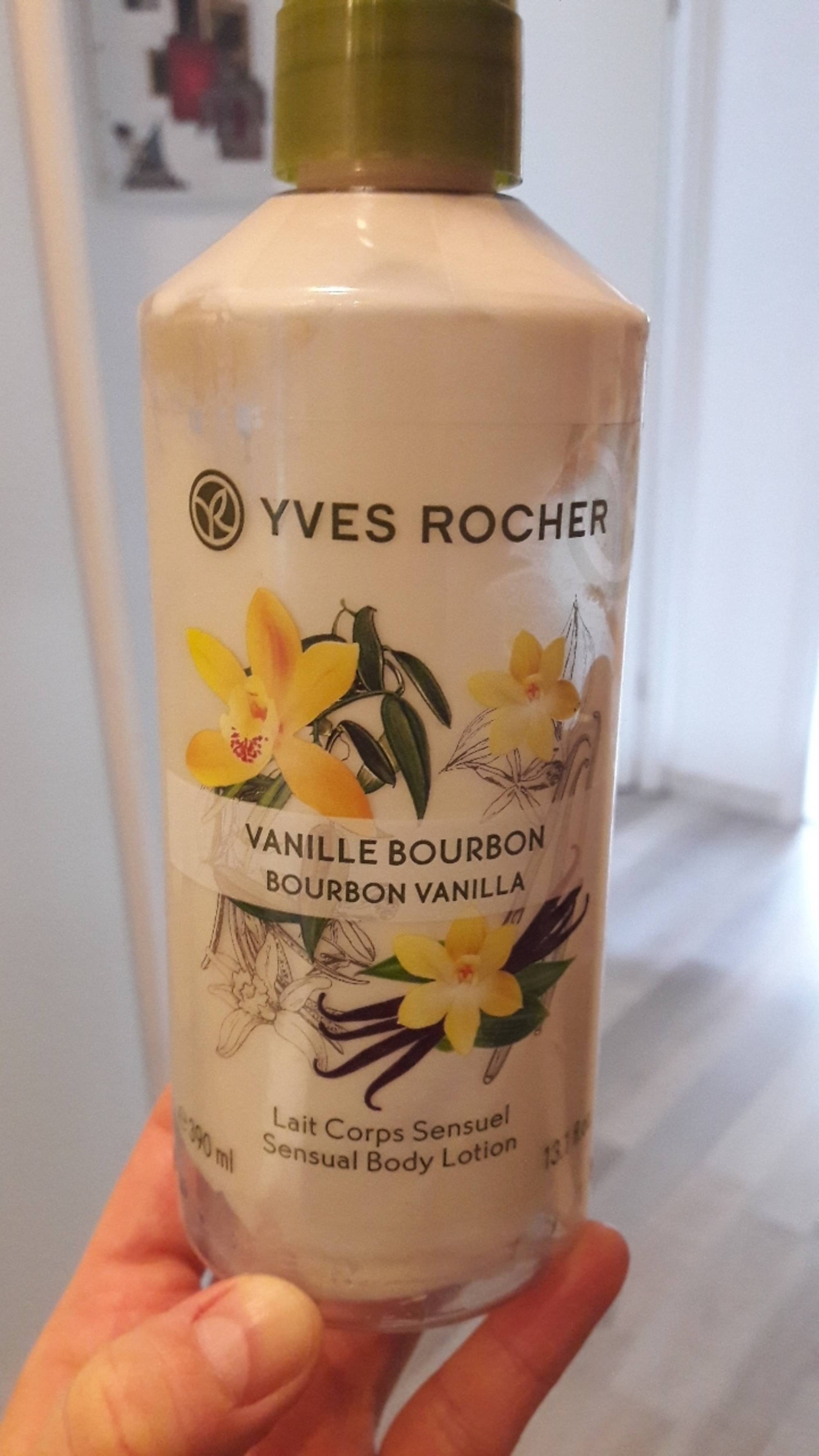 Composition YVES ROCHER Vanille bourbon - Lait corps sensuel - UFC-Que  Choisir